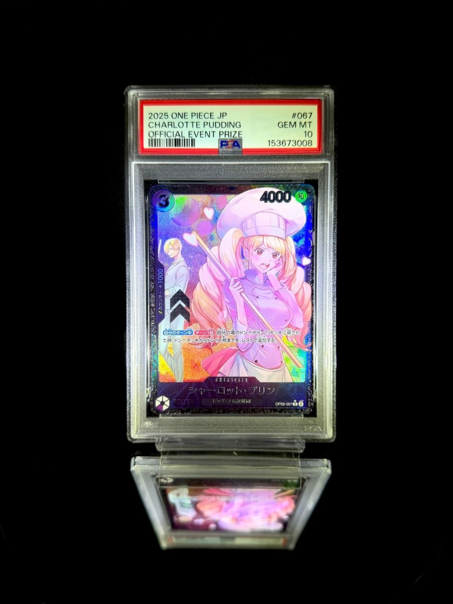 CHARLOTTE PUDDING OFFICIAL EVENT PRIZE / 2025 ONE PIECE JP / 067 / GEM MT / PSA 10 / Cert 153673008 - TCG Slab Japan