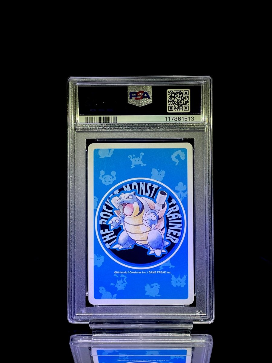 PSA10 SEQUENTIAL SET BULBASAUR & CHARMANDER & SQUIRTLE PLAYING CARD Blue - TCG Slab Japan
