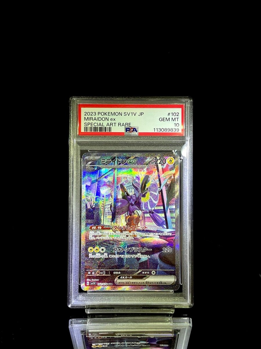 Set PSA 10 Koraidon ex & Miraidon ex (SAR) - TCG Slab Japan