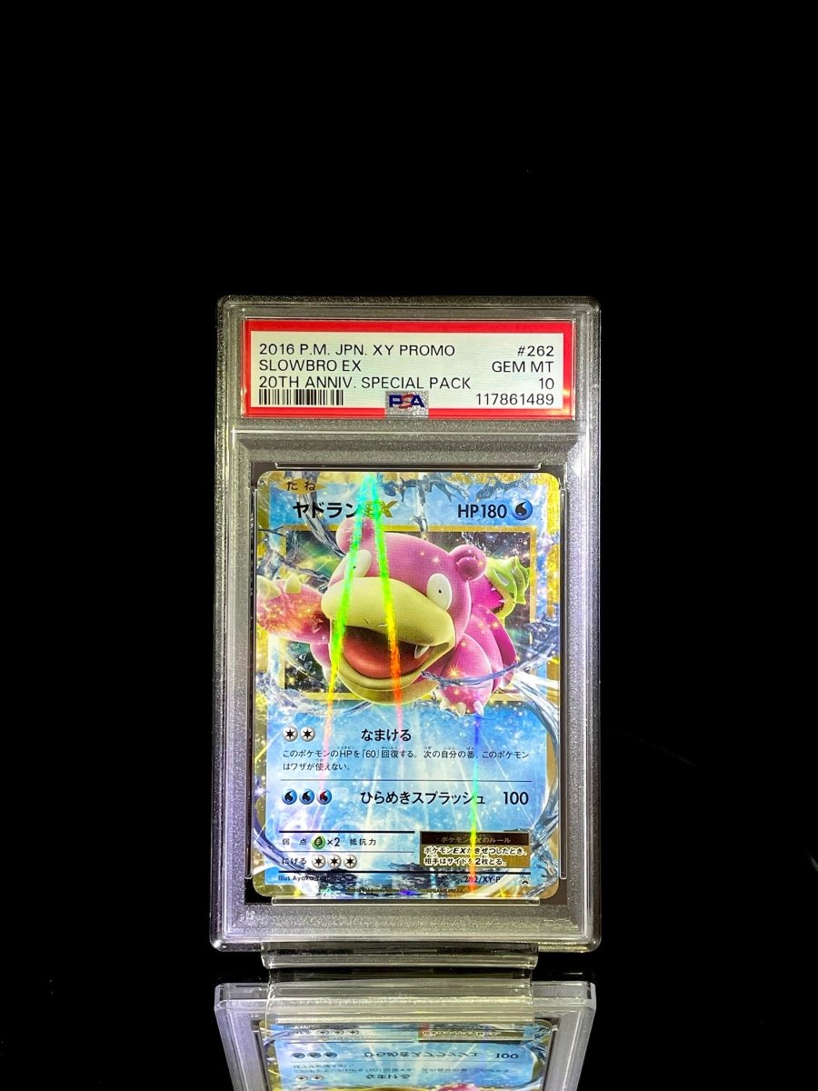 SET PSA 10 Pokémon 20th Anniversary Special Pack – M Slowbro EX & Slowbro EX (Japanese XY Promo) - TCG Slab Japan