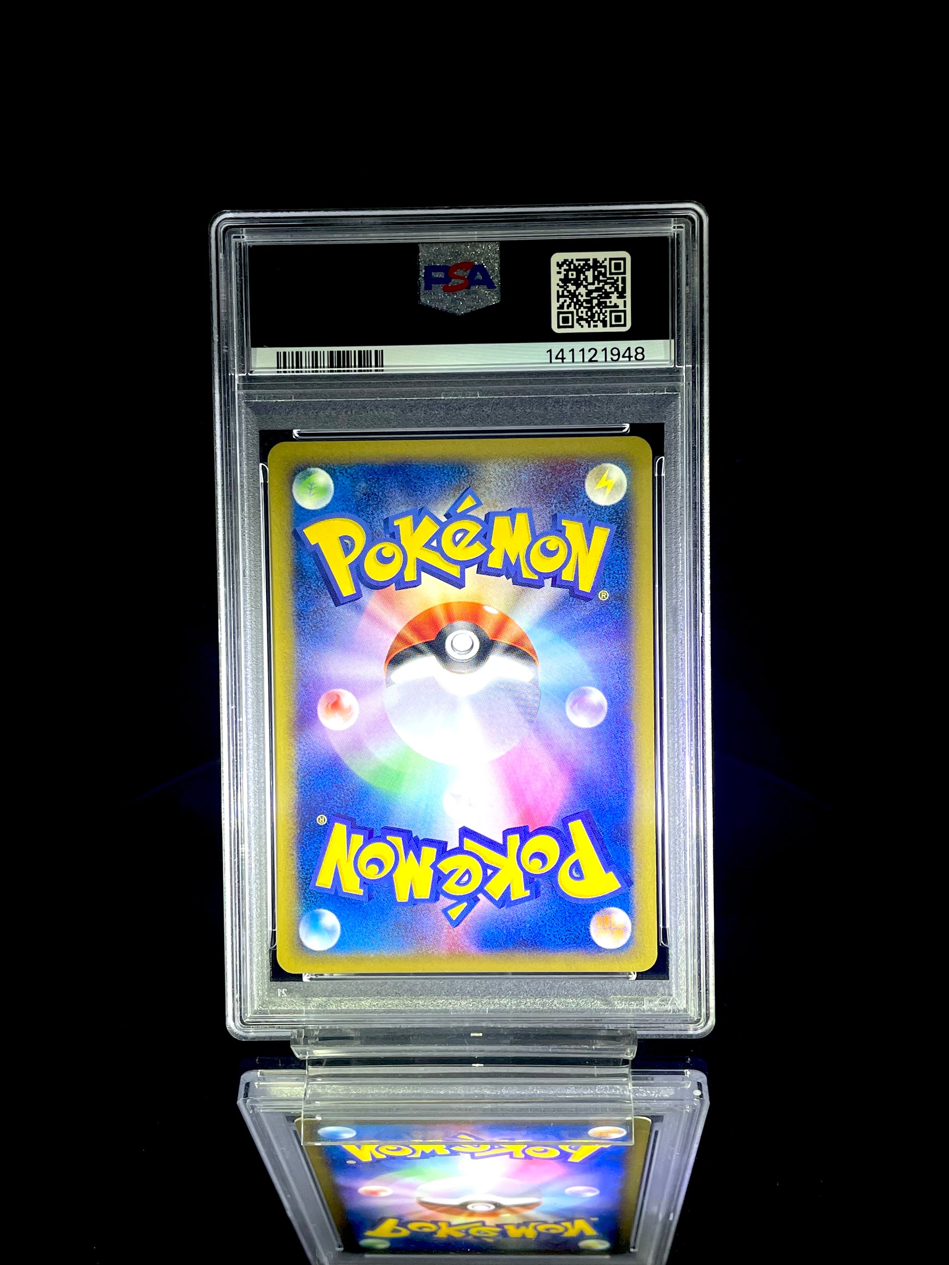 Chinchou / 2002 POKEMON JAPANESE MCDONALD'S / #011 / PSA 9 / Cert 141121948 - Back