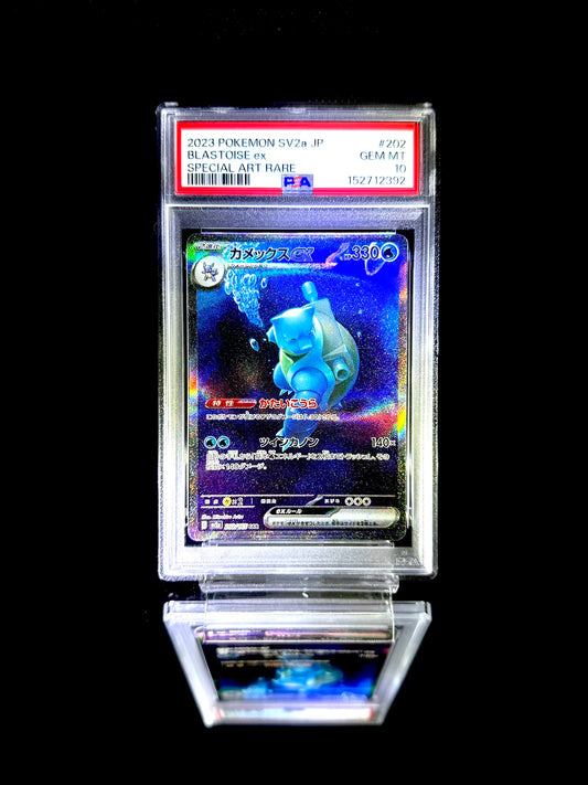 BLASTOISE ex / 2023 POKEMON SV2a JP / #202 / SPECIAL ART RARE / PSA 10 / Cert 152712392