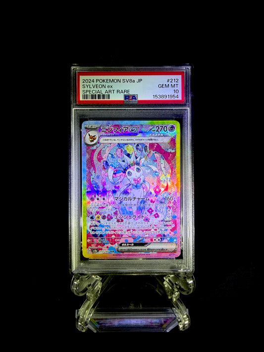 SYLVEON ex / 2024 POKEMON SV8a JP / #212 / SPECIAL ART RARE / PSA 10 / Cert 153891954