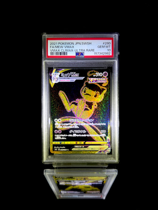 Mew VMAX / VMAX CLIMAX / #280 / ULTRA RARE / PSA 10 / Cert 157342982