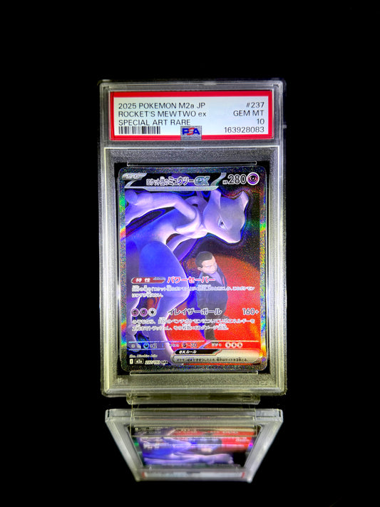 ROCKET'S MEWTWO ex / 2025 POKEMON M2a JP / #237 / SPECIAL ART RARE / PSA 10 / Cert 163928083