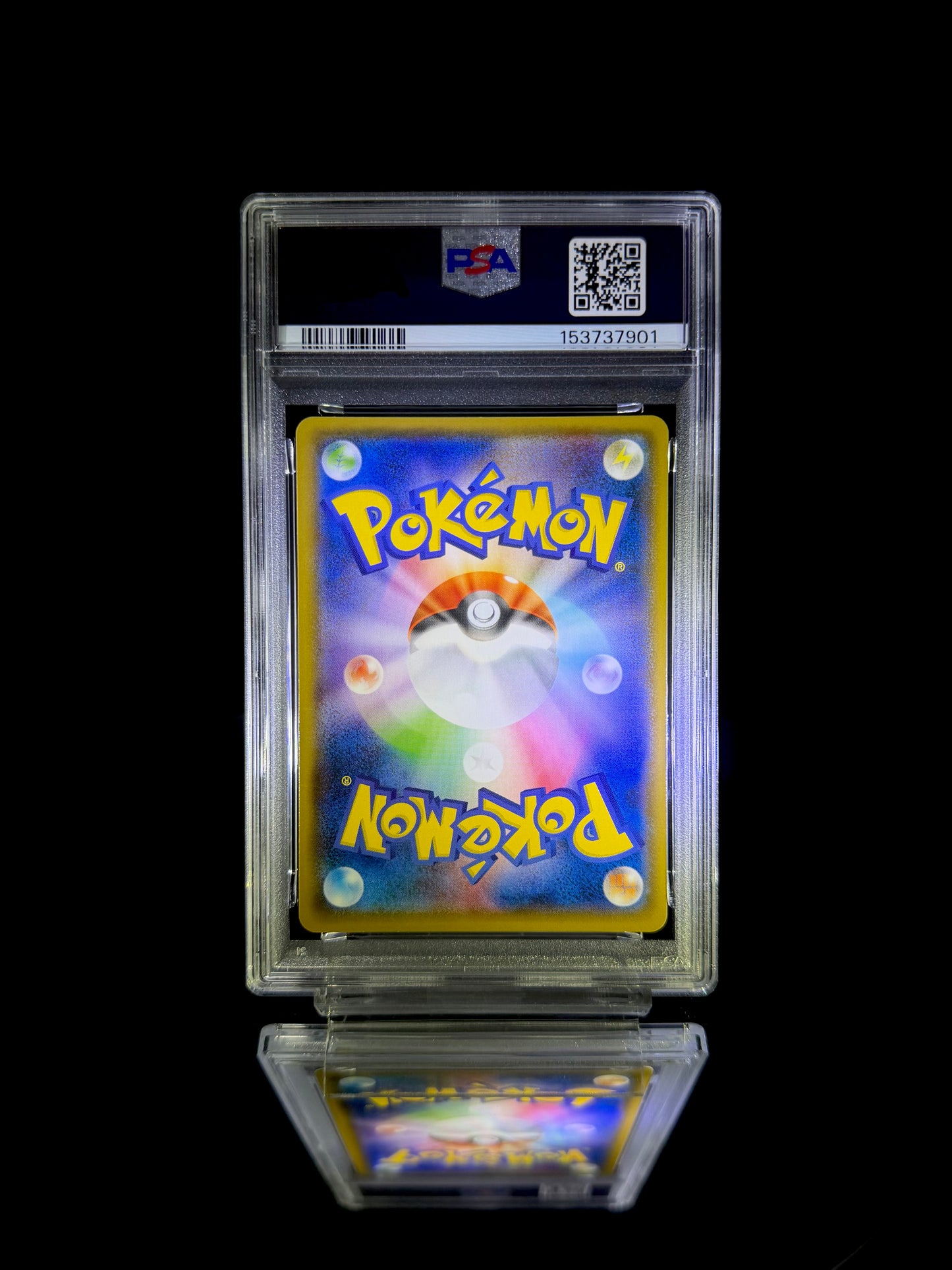 Ditto-Holo / 2018 P.M. JPN. SUN & MOON S.E.P. THUNDERCLAP SPARK / #043 / GEM MT / PSA 10 / Cert 153737901 - Back