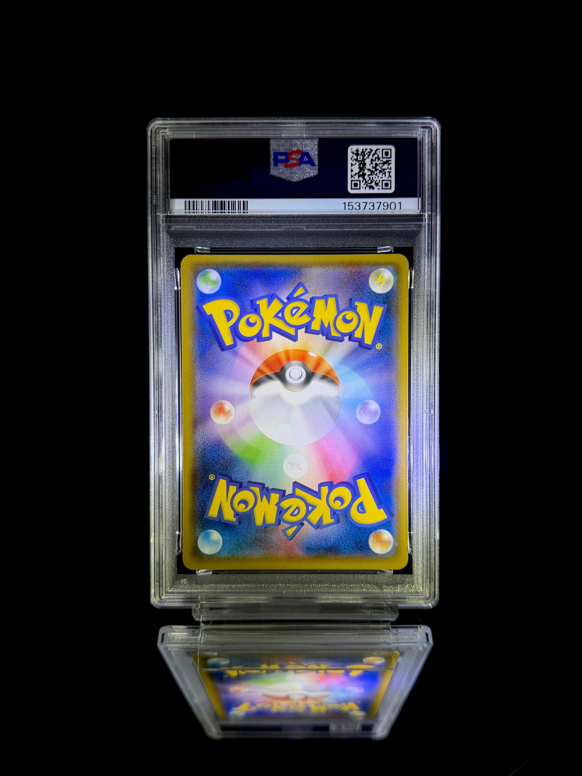 Ditto-Holo / 2018 P.M. JPN. SUN & MOON S.E.P. THUNDERCLAP SPARK / #043 / GEM MT / PSA 10 / Cert 153737901 - Back
