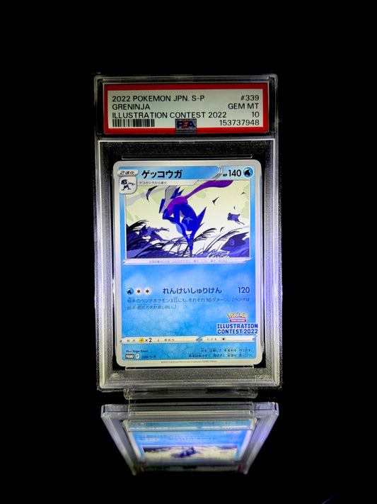 Greninja / 2022 Pokemon JPN. S-P Illustration Contest 2022 / #339/S-P / GEM MT / PSA 10 / Cert 153737948