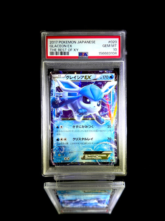 GLACEON EX / THE BEST OF XY / #020 / GEM MT / PSA 10 / Cert 156683104