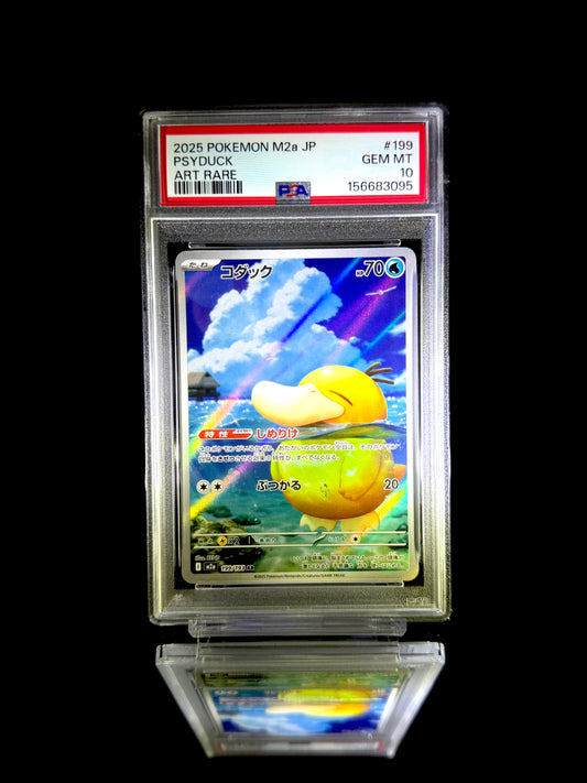PSYDUCK / 2025 POKEMON M2a JP / #199 / ART RARE / PSA 10 / Cert 156683095