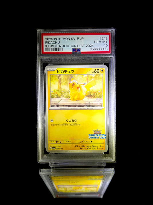 PIKACHU / 2025 POKEMON SV-P JP / #242 / GEM MT / PSA 10 / Cert 156683093