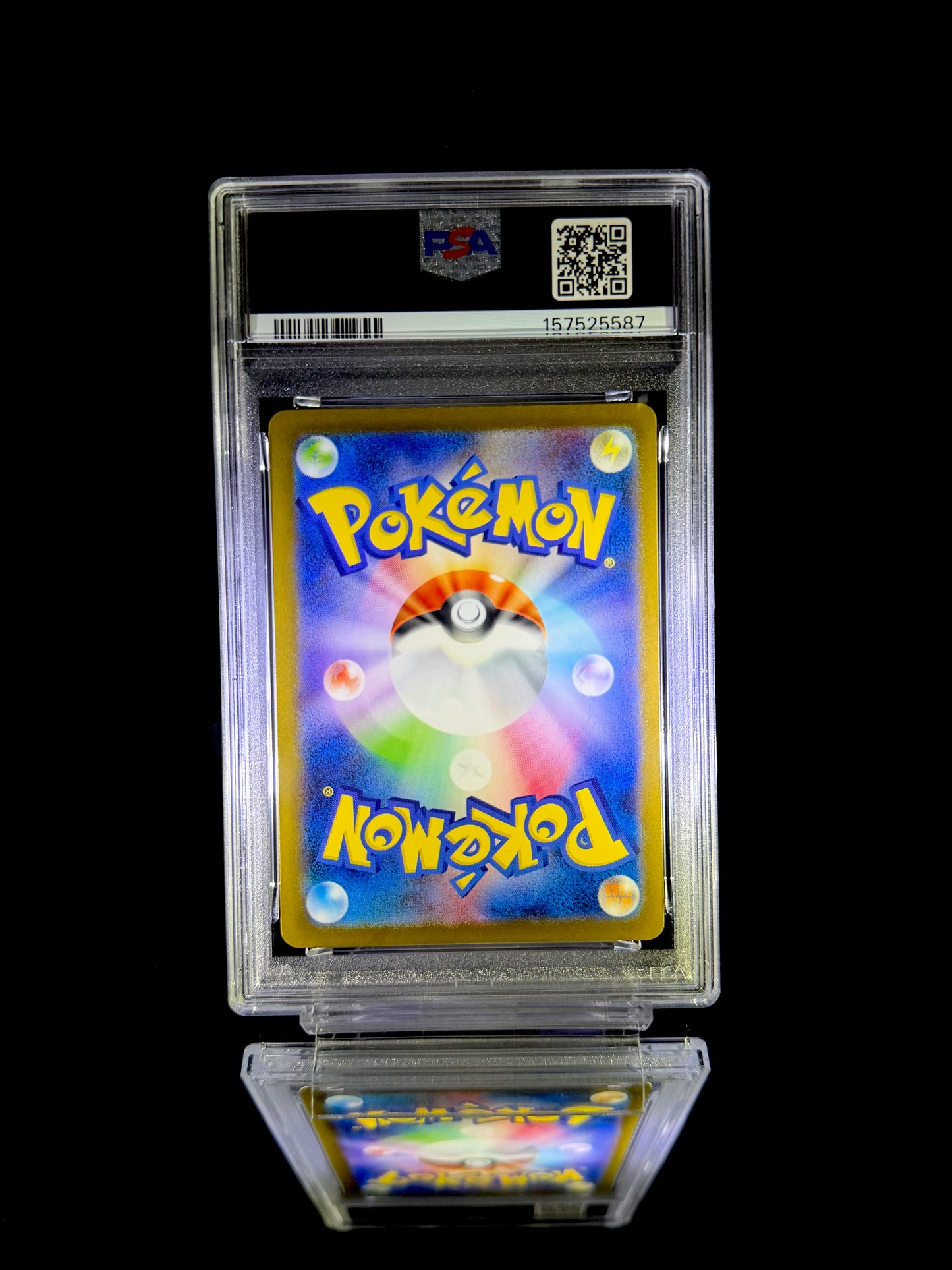 RAPIDASH / 2023 POKEMON SV2a JP / #078 / MASTER BALL REVERSE HOLO / PSA 10 / Cert 157525587 - Back