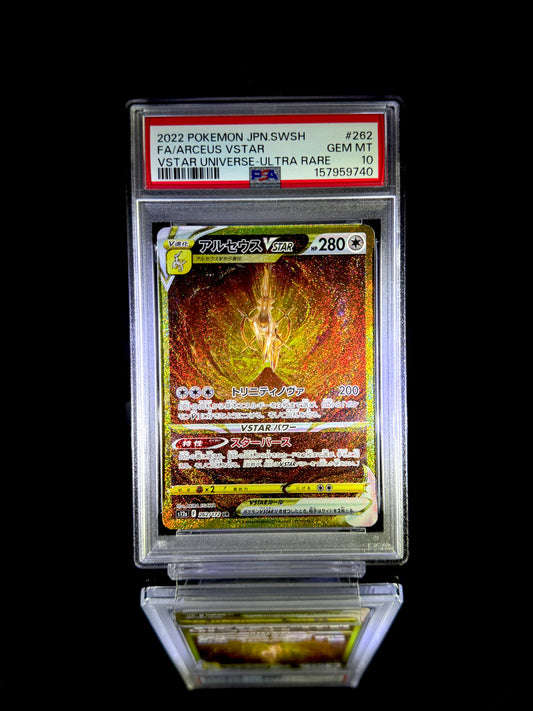 ARCEUS VSTAR / VSTAR UNIVERSE / #262 / ULTRA RARE / PSA 10 / Cert 157959740