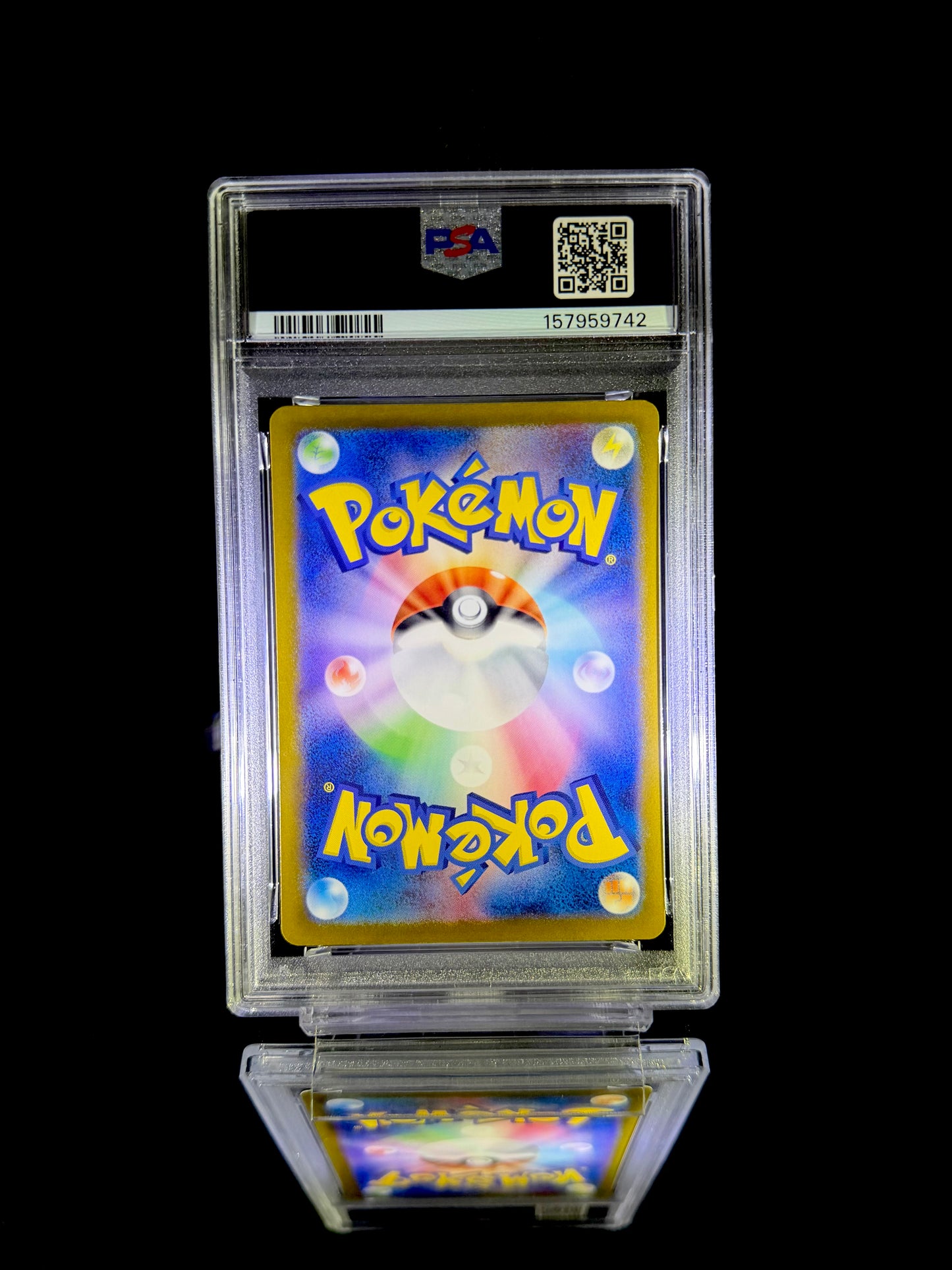 MEW ex / 2023 POKEMON SV2a JP / #205 / SPECIAL ART RARE / PSA 10 / Cert 157959742 - Back