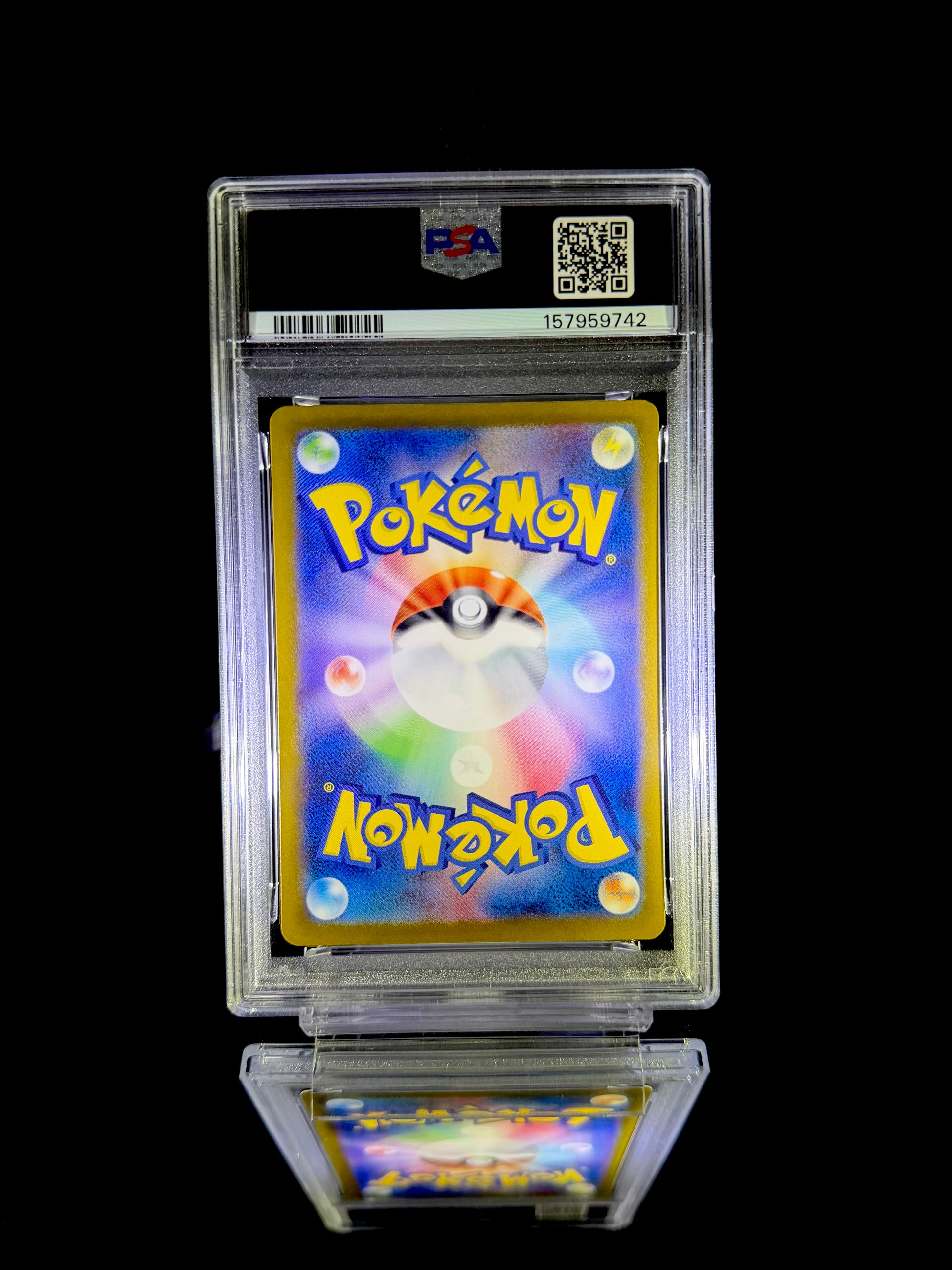 MEW ex / 2023 POKEMON SV2a JP / #205 / SPECIAL ART RARE / PSA 10 / Cert 157959742 - Back