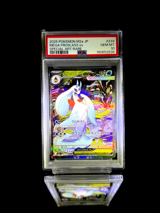 MEGA FROSLASS ex / 2025 POKEMON M2a JP / #233 / SPECIAL ART RARE / PSA 10 / Cert 160652838