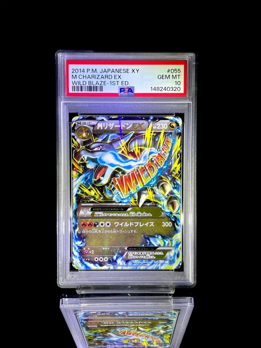 M Charizard EX / 2014 P.M. JAPANESE XY WILD BLAZE - 1ST ED. / 055 / RR / PSA 10 / Cert 148240320 - TCG Slab Japan