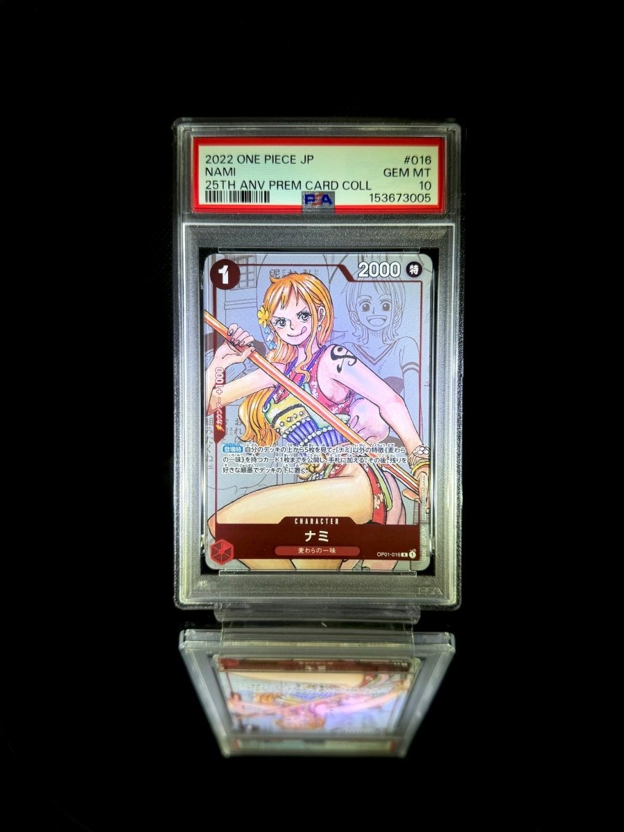 NAMI / 2022 ONE PIECE JP 25TH ANV PREM CARD COLL / 016 / GEM MT / PSA 10 / Cert 153673005 - TCG Slab Japan