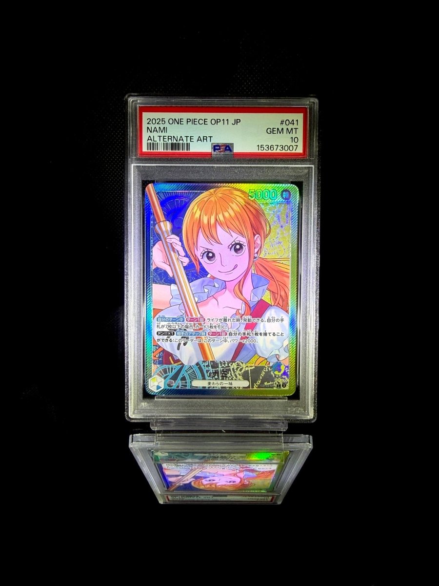 NAMI / 2025 ONE PIECE OP11 JP / 041 / ALTERNATE ART / PSA 10 / Cert 153673007 - TCG Slab Japan