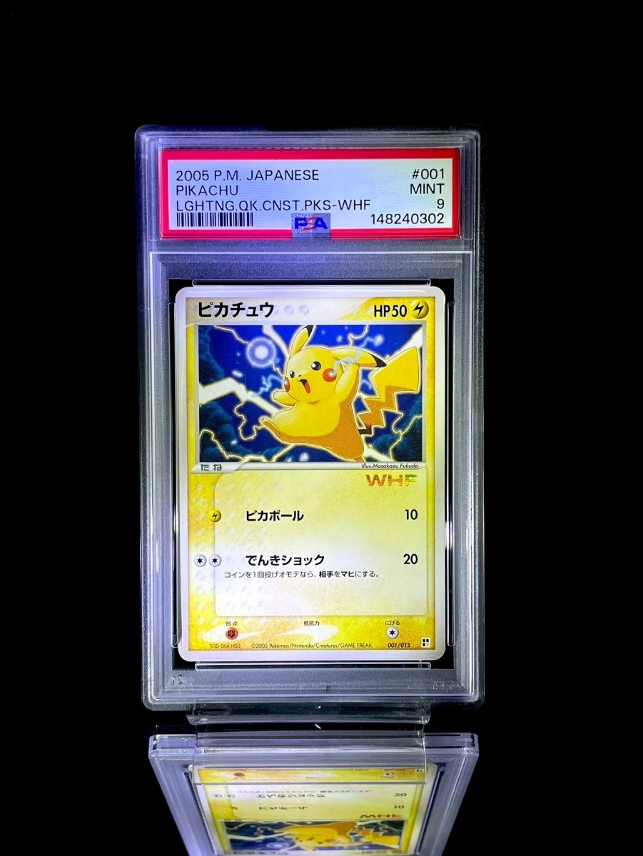 Pikachu / 2005 P.M. JAPANESE LGHTNG.QK.CNST.PKS - WHF / 001 / N/A / PSA 9 / Cert 148240302 - TCG Slab Japan