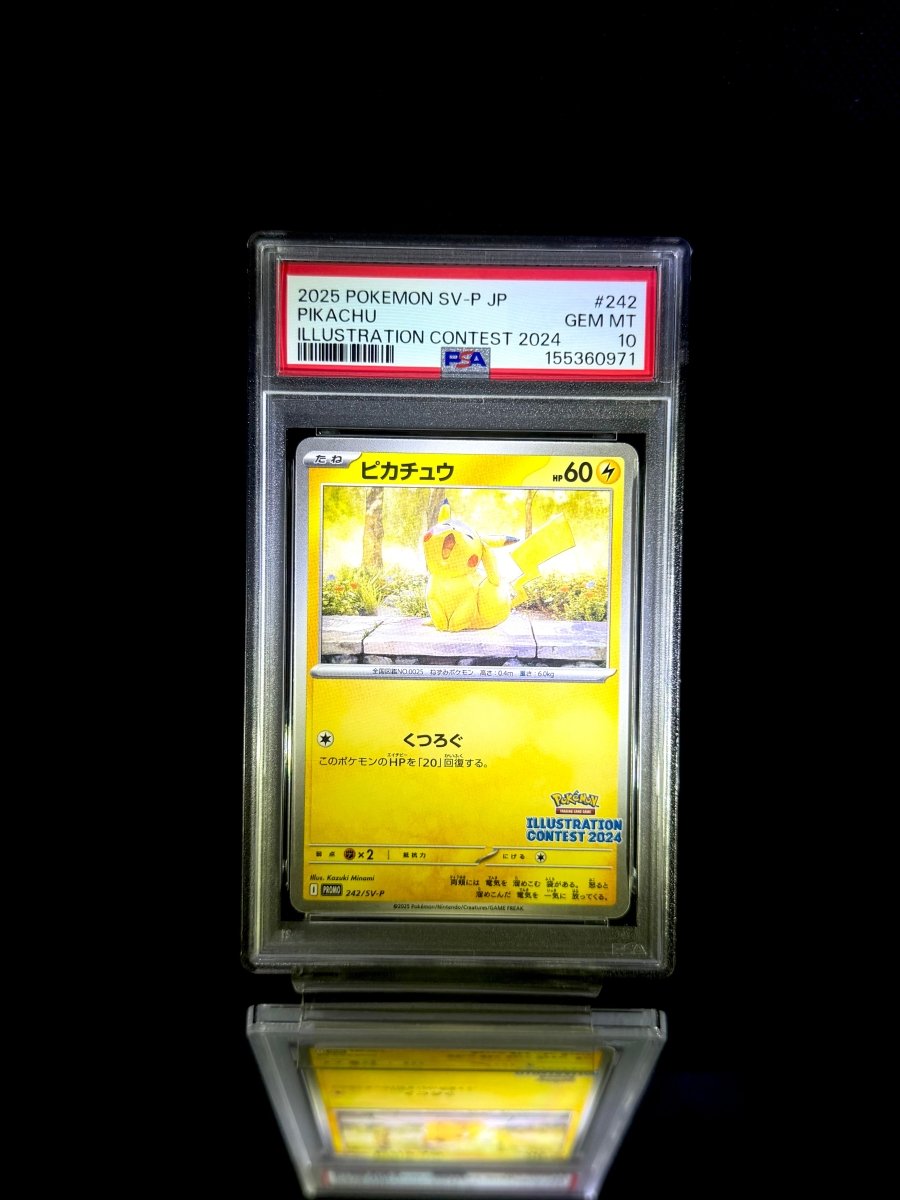 PIKACHU / 2025 POKEMON SV-P JP ILLUSTRATION CONTEST 2024 / 242 / GEM MT / PSA 10 / Cert 155360971 - TCG Slab Japan
