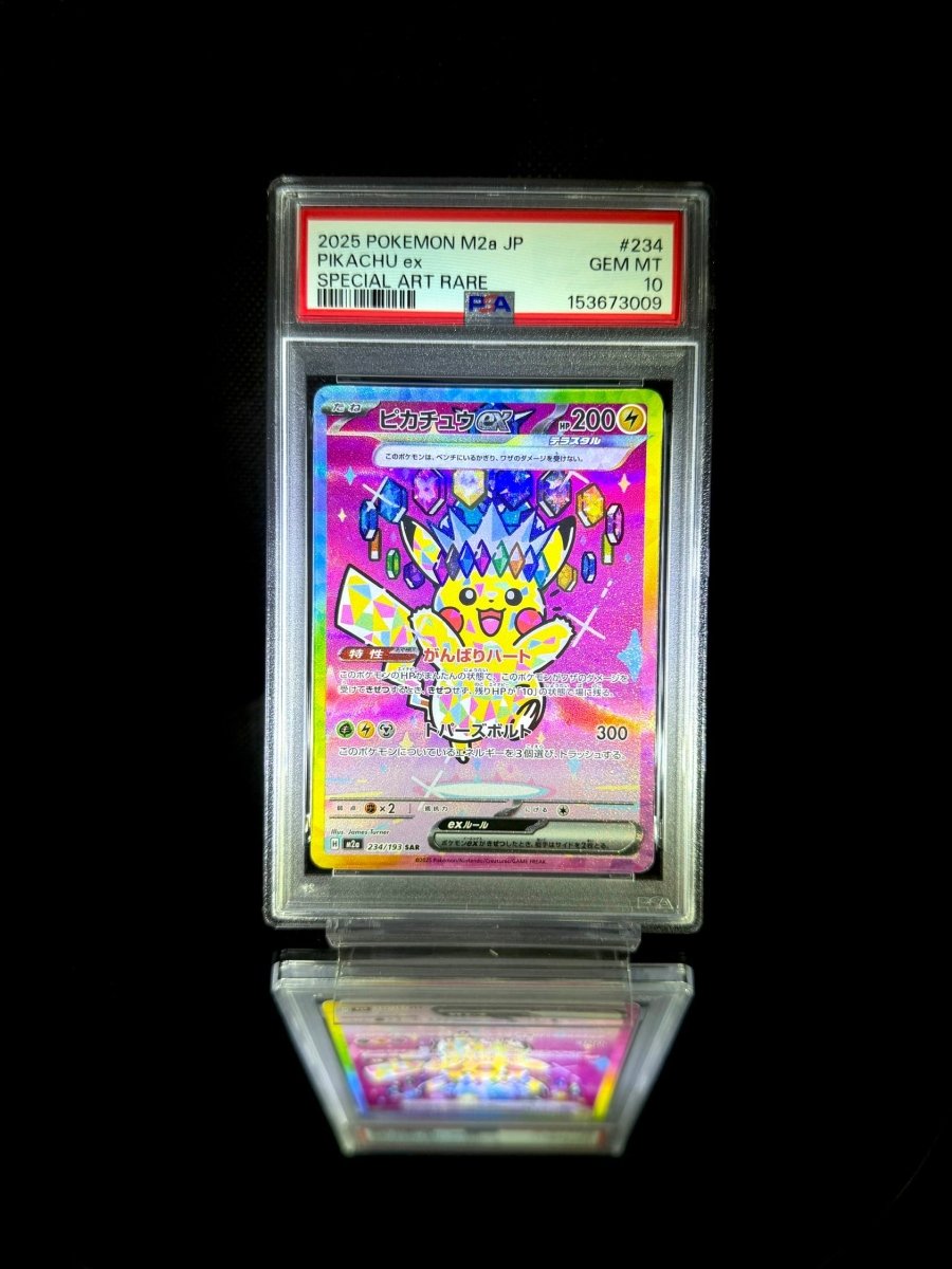 PIKACHU ex / 2025 POKEMON M2a JP / 234 / SPECIAL ART RARE / PSA 10 / Cert 153673009 - TCG Slab Japan
