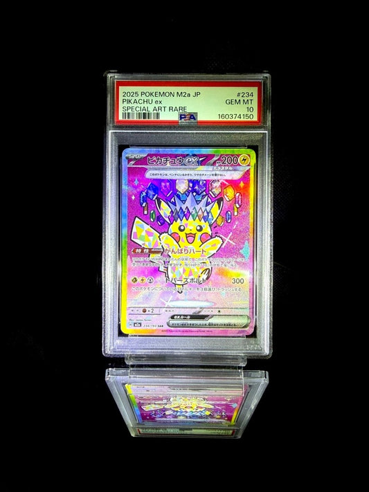 PIKACHU ex / 2025 POKEMON M2a JP / 234 / SPECIAL ART RARE / PSA 10 / Cert 160374150 - TCG Slab Japan