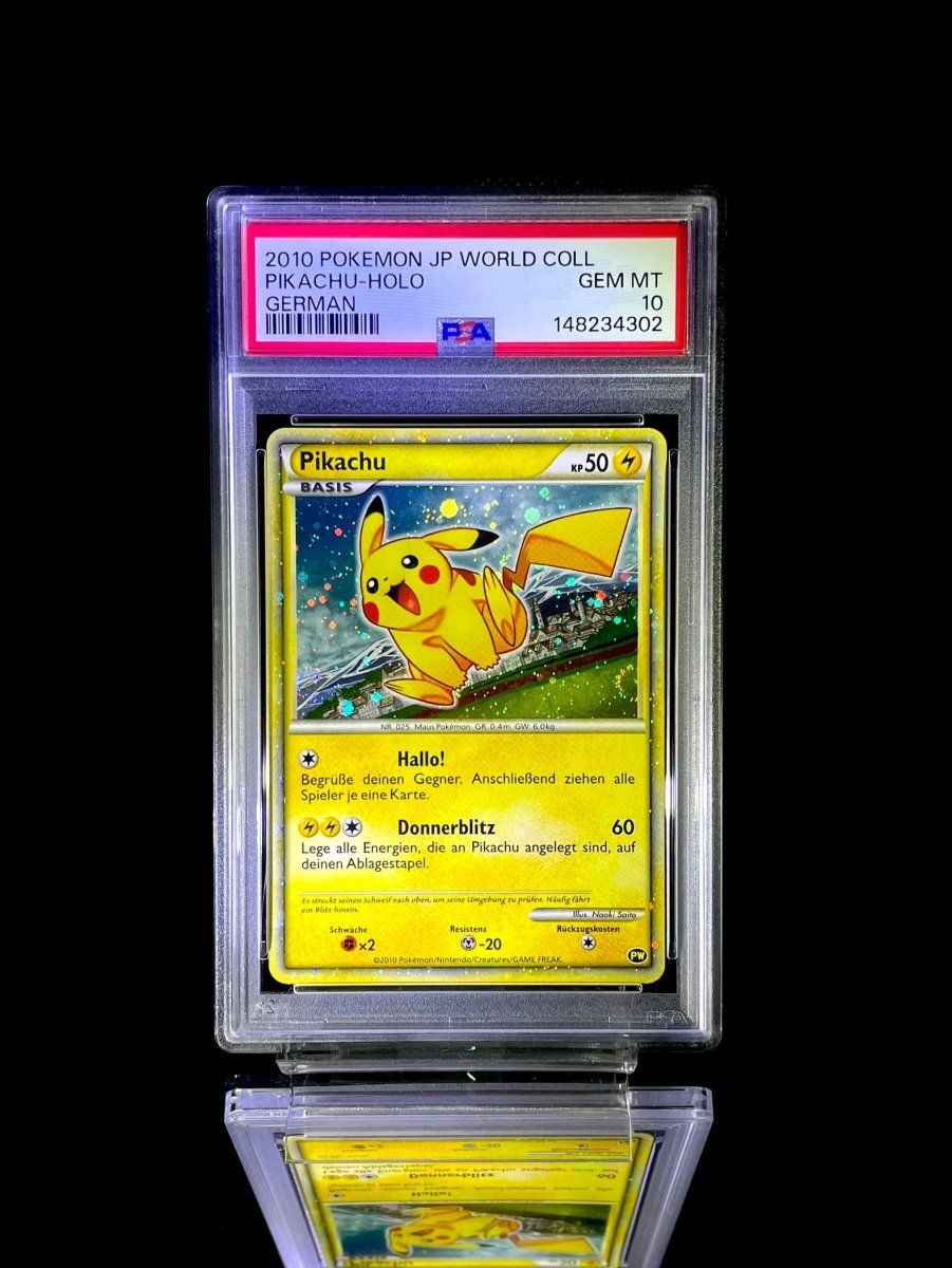 Pikachu - Holo / 2010 POKEMON JP WORLD COLL / 025 / N/A / PSA 10 / Cert 148234302 - TCG Slab Japan