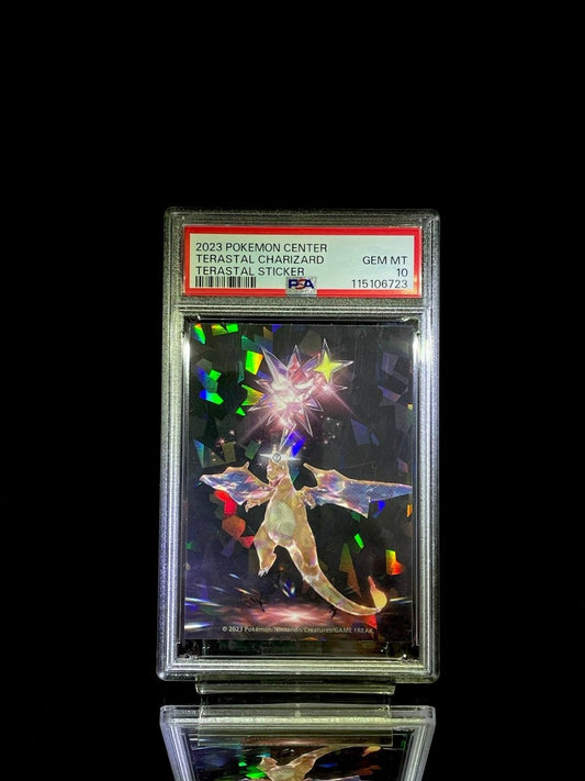 PSA 10 2023 Pokemon center terastal charizard terastal sticker - TCG Slab Japan