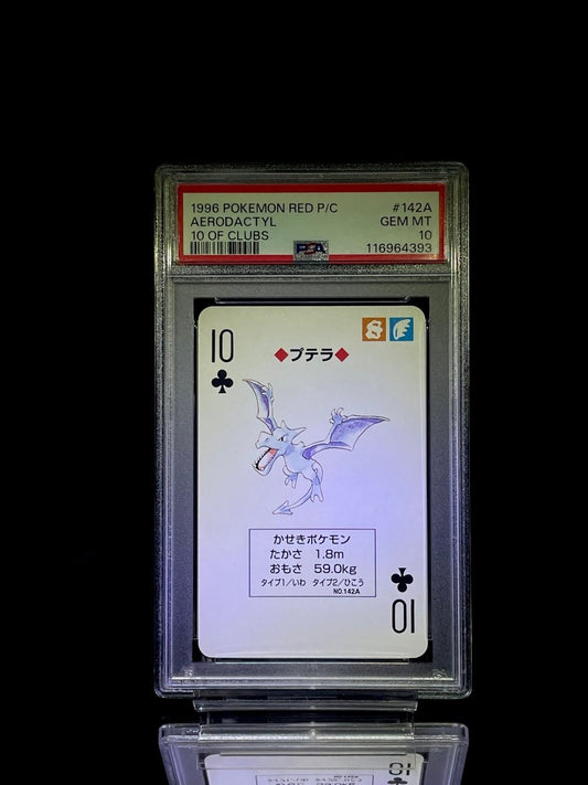 PSA10 POKEMON AERODACTYL PLAYING CARD RED - TCG Slab Japan