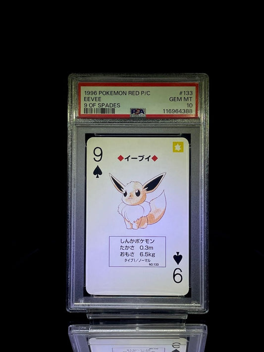 PSA10 POKEMON EEVEE PLAYING CARD RED - TCG Slab Japan