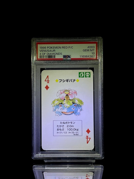 PSA10 POKEMON VENUSAUR PLAYING CARD RED - TCG Slab Japan
