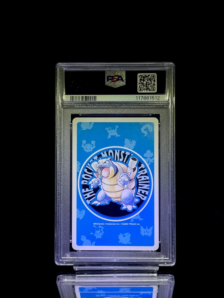 PSA10 SEQUENTIAL SET BULBASAUR & CHARMANDER & SQUIRTLE PLAYING CARD Blue - TCG Slab Japan