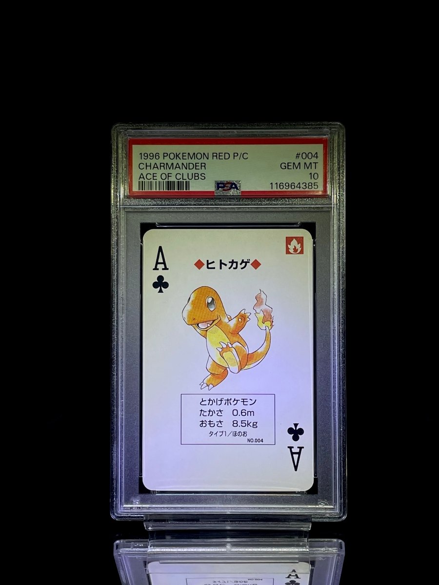 PSA10 SEQUENTIAL SET BULBASAUR & CHARMANDER & SQUIRTLE PLAYING CARD RED - TCG Slab Japan