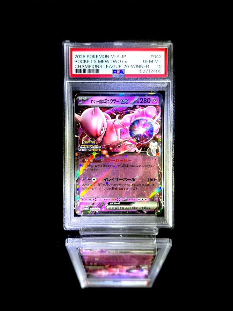 ROCKET'S MEWTWO ex / 2025 POKEMON M - P JP / 043 / GEM MT / PSA 10 / Cert 152712400 - TCG Slab Japan