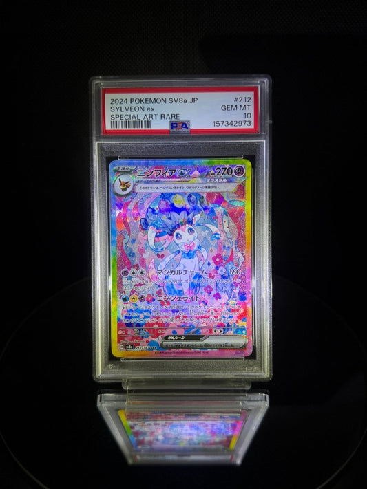 SYLVEON ex / 2024 POKEMON SV8a JP / 212 / SPECIAL ART RARE / PSA 10 / Cert 157342973 - TCG Slab Japan