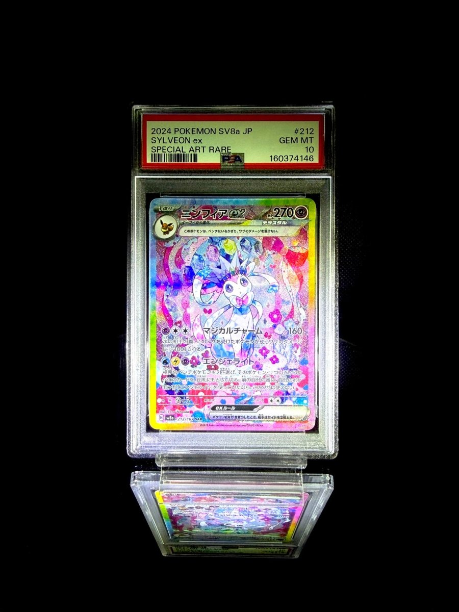 SYLVEON ex / 2024 POKEMON SV8a JP / 212 / SPECIAL ART RARE / PSA 10 / Cert 160374146 - TCG Slab Japan