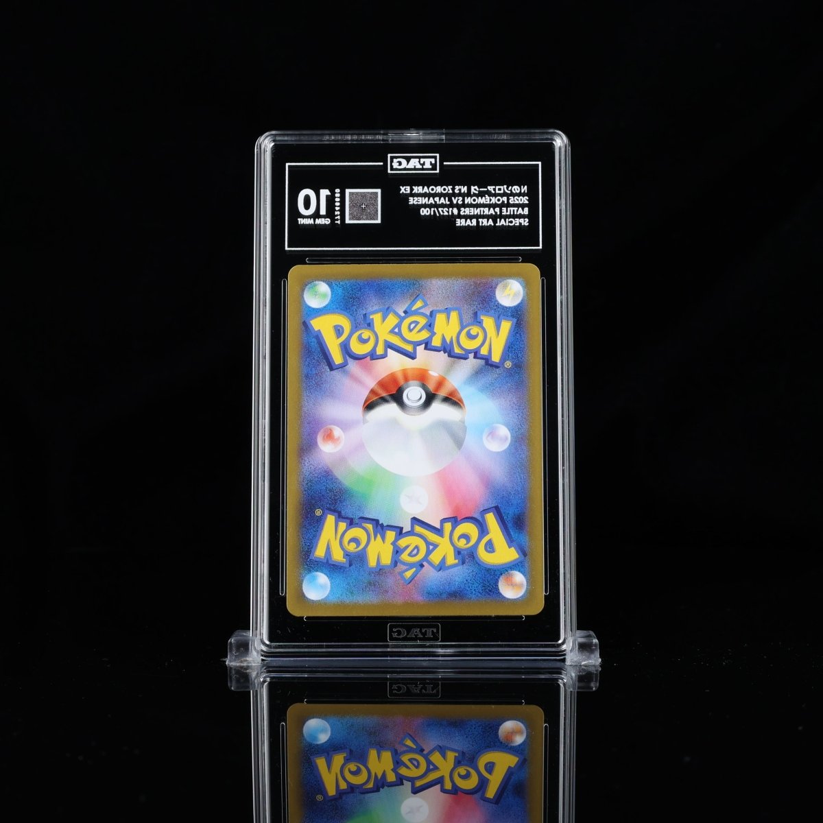 TAG Graded N's Zoroark EX - Battle Partners SAR 127/100 - TCG Slab Japan